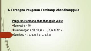 paugeran dhandhanggula  1