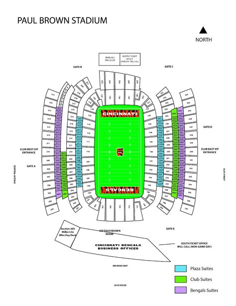 paul brown stadium suites  Food & Concessions