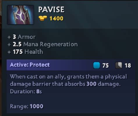 pavise dota 2 67 main armor