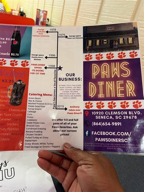 paws diner clemson It does not take too long for a visiting team to know they are in Clemson