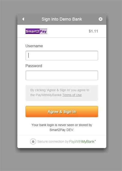 paywithmybank  You will now see the Online Banking logo