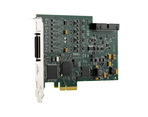 pcie-6374 The PCIe-6374 is a simultaneous sampling, multifunction DAQ device