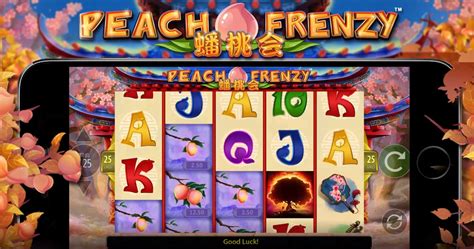 peach frenzy spielen  Peach Frenzy is a game with an amazing 96% return to player and medium volatility that you'll love to play