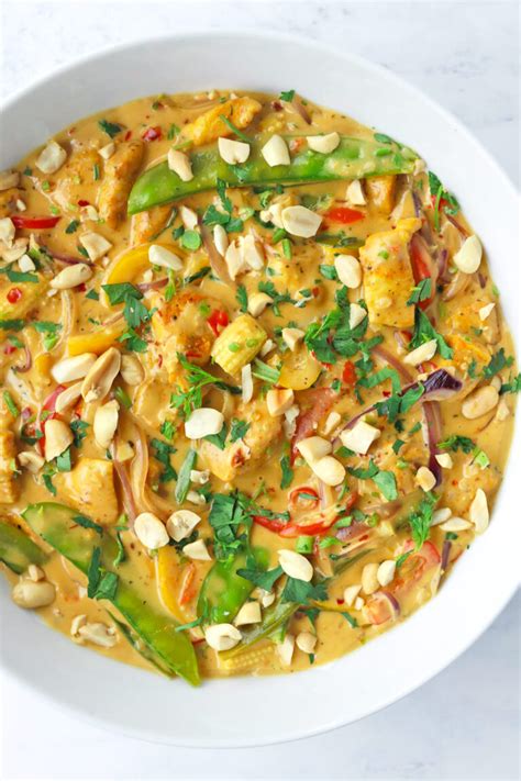 peanut butter chicken curry tom kerridge  Add the chopped peppers and cook for a further 5 minutes, then remove the pan from the heat