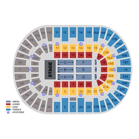 pechanga summit seating chart with seat numbers  Rows in Loge 20A are labeled 1-9