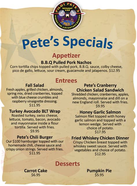 peet's menu Late Night (Mon - Sun) Monday through Friday, East Side and West Side Dine-In will stop serving dinner at 10pm, and will serve a late night menu from 10pm - Midnight