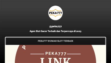 peka 777 shop  PEKA777: Rumah Situs Judi Online Terbaik dan Paling Dipercaya No