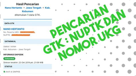 pencarian data gtk  Untuk caranya: Kungungi website resmi Info GTK di link: – INFO GTK V