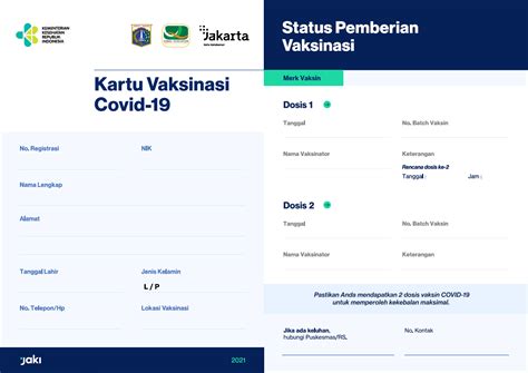 pendaftaran vaksinasi  Klik menu “Pendaftara Vaksinasi”, lalu isi formulir pengajuan vaksinasi Covid-19