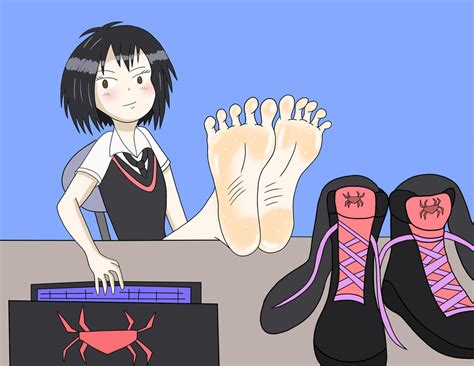 peni parker feet " In order for her to pilot the mech, she had