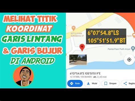 penulisan koordinat lintang dan bujur  Jadi skala peta tersebut adalah 1 cm mewakili 55,666km, atau jika dinyatakan dengan skala angka, maka skala peta tersebut adalah 1: 5