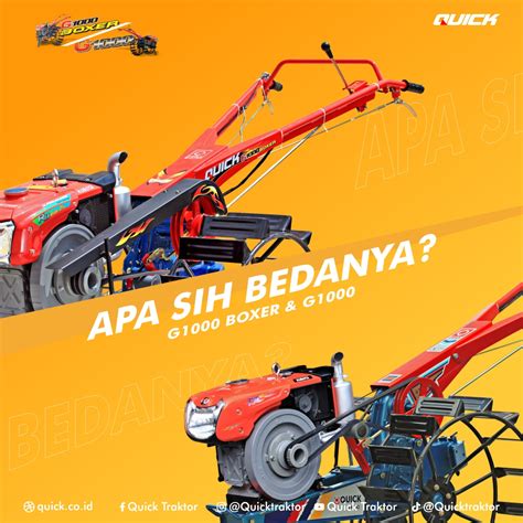 perbedaan traktor g1000 dan g1000 boxer  Harga Murah di Lapak rumahmesinsby