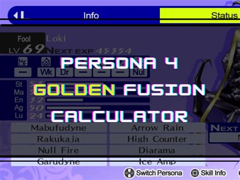 persona 4 golden taotie fusion calculator  See All