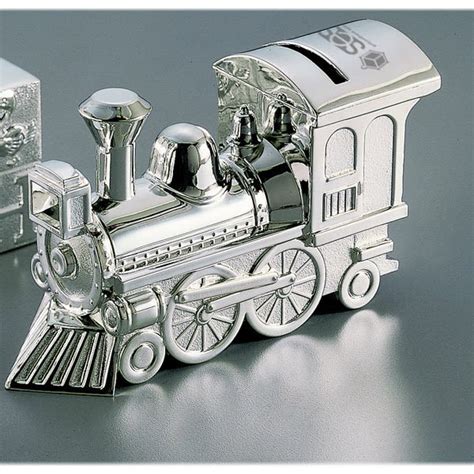 personalized premium train shaped coin banks  (1