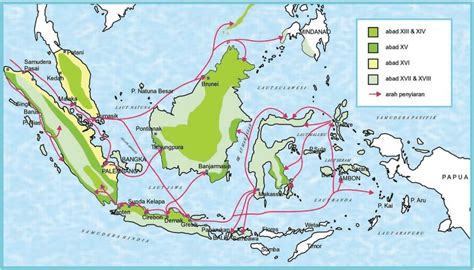 peta jalur masuknya islam ke indonesia 000 (2) Peta Sebaran Kejadian Bencana Alam di Indoensia