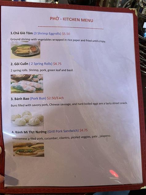 pho kitchen cookeville menu  Review