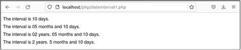 php dateinterval format 4 instead of FALSE you will receive -99999 upon accessing the property