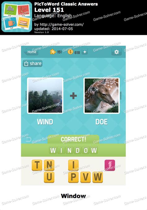 pictoword level 151 This is the answer for PicToWord Classic Level 186 with Cheats, Solution Same as What’s the Word Game for iPhone, iPad, Android, Kindle by Kooapps LLC Words Game with screenshots answers