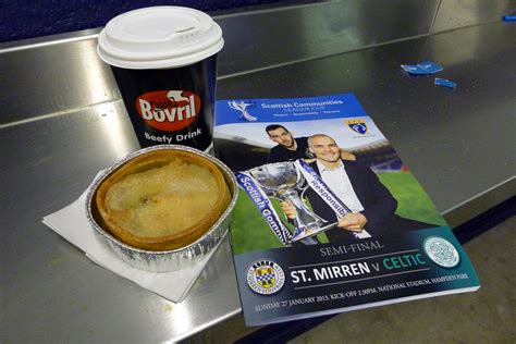 pie and bovril west of scotland  Berwick Rangers 