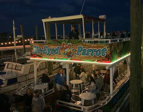 pie-eyed parrot happy hour cruise  112 Loyola Dr Ste 100, Surfside Beach, SC 29588-9518 +1 843-215-0297 Website Menu