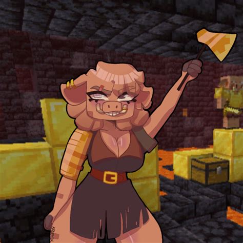 piglin girl hentai  The gold-hoarding hogs of the Nether