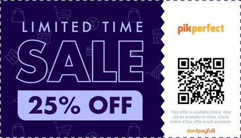 pikperfect discount code Favorite This Store 30% Off PikPerfect Coupons & Promo Codes 2023 Avail amazing discounts and deals with our latest PikPerfect Coupon Code