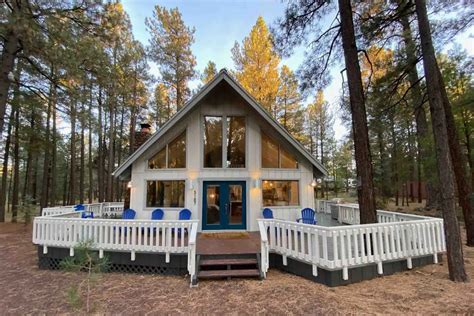 pinetop cabin rentals by owner  There is a covered porch with furniture for visiting or reading