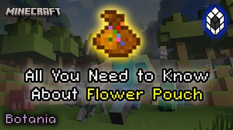 pinkinator botania  Crafted using the Flower Pouch recipe but with a Mushroom