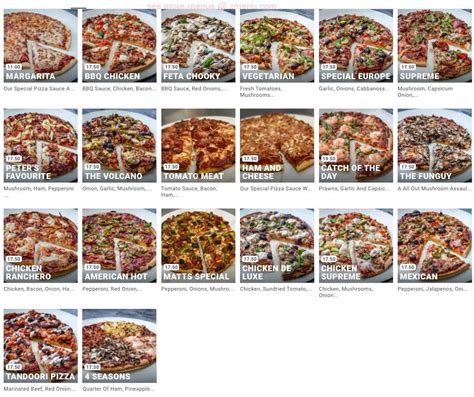 pinocchio's pizza menu albion park  Phone: (02) 4256 9888