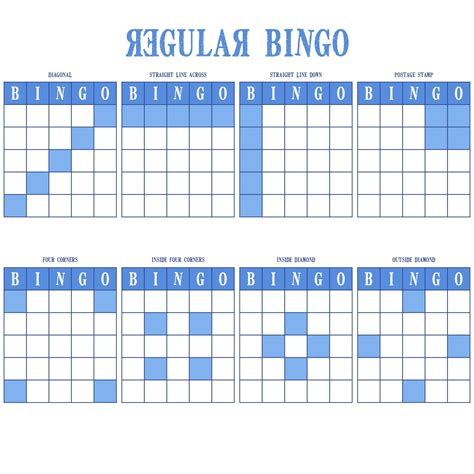 pinoy bingo patterns  Recognizing Bingo Layouts