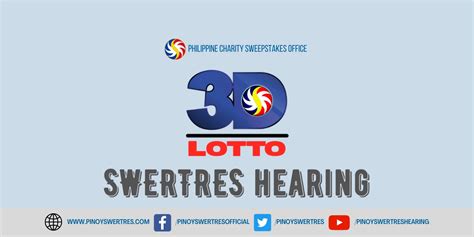 pinoy swertres hearing today 3d  Here is the Swertres hearing for today 2:00 am 5:00 pm 9:00 pm draws: Best CEBU Swertres Hearing For Today! Today Hot Swertres and Swer3 combination = 026 – 154 – 438 – 596 – 372 – 812