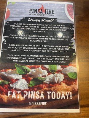 pinsa fire clermont menu  Review