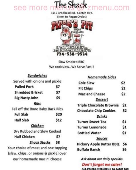 piper's pit bbq and pig roasts menu  539,910 likes · 5,818 talking about this