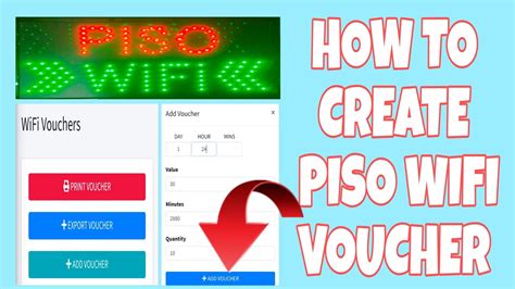 piso wifi voucher code generator 