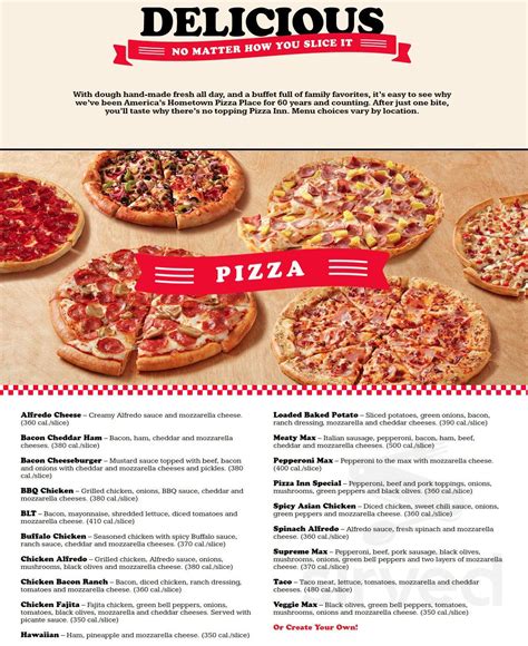 pizza inn mcalester menu  0