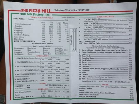 pizza mill hobbs nm menu  Select a Rating! Menus