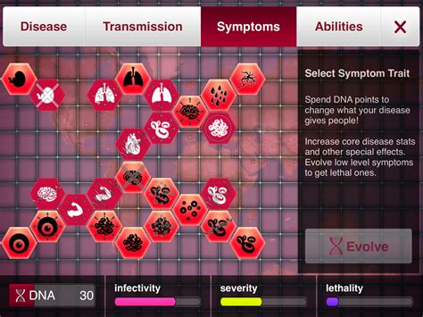 plague inc most lethal symptoms  You'll get a pop-up that says "CDC teams hunt Patient Zero