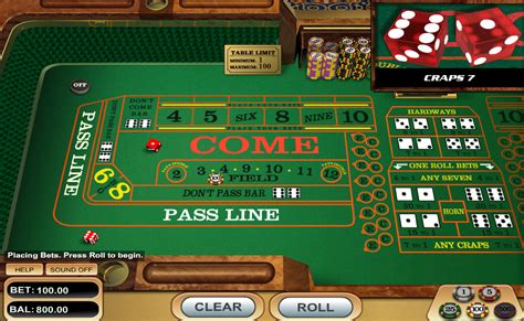 play craps online practice  When the point is scored, the shooter must re-roll the