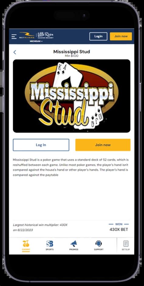 play mississippi stud online  You certainly can