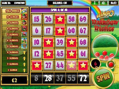 play rainbow riches slingo  Slingo Reel Riches: This game is the most slot-like so far