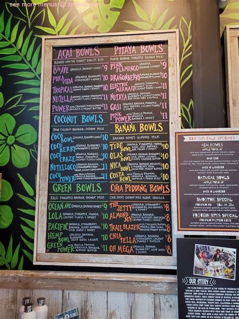 playa bowls milton menu  The Pink Power Bowl is going to cost you 490 calories on the day