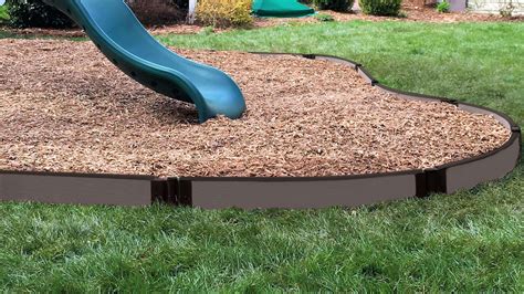 playground border kit For landscape edging, borders and more, look to this Two Inch Classic Sienna Composite Landscape Edging Kit