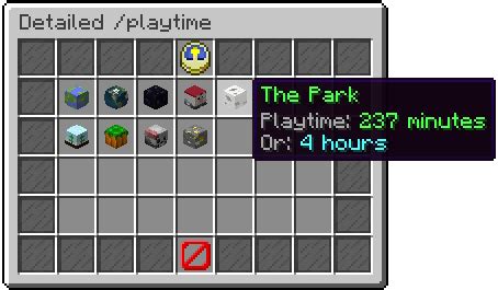 playtime command skyblock /shutdown - Creates 