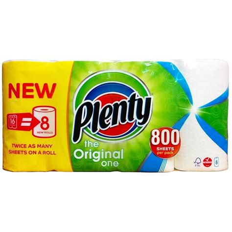 plenty kitchen roll 8 pack 60