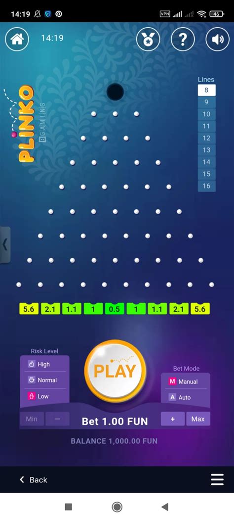 plinko game app  Game features: - Pachinko game mode - Plinko game mode - Spinning slot wheel for extra cash - Incremental progressionDownload Plinko Game Cosmic and enjoy it on your iPhone, iPad and iPod touch