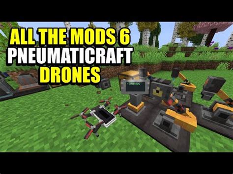 pneumaticcraft harvesting drone  I've also got a forestry operation going on in wich I use butterflys