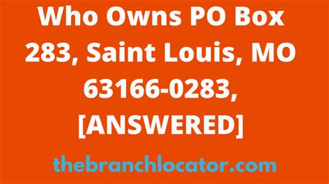 po box 790084 st louis mo  Louis