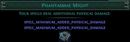 poe phantasmal might  It used the cheapest Voices Jewels with a total of 10 Passives and reached over 900k Ethereal Knives Tooltip unbuffed DPS