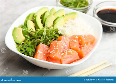 poka bowl  Start by cooking your rice