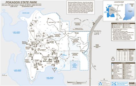 pokagon state park walking trails  There are lot of amazing